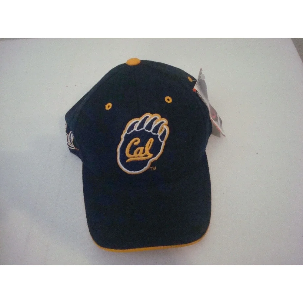 CAL CALIFORNIA BEARS GOLDEN COLLESIUM  Y2K  HAT CAP‎ VINTAGE DEADSTOCK B5